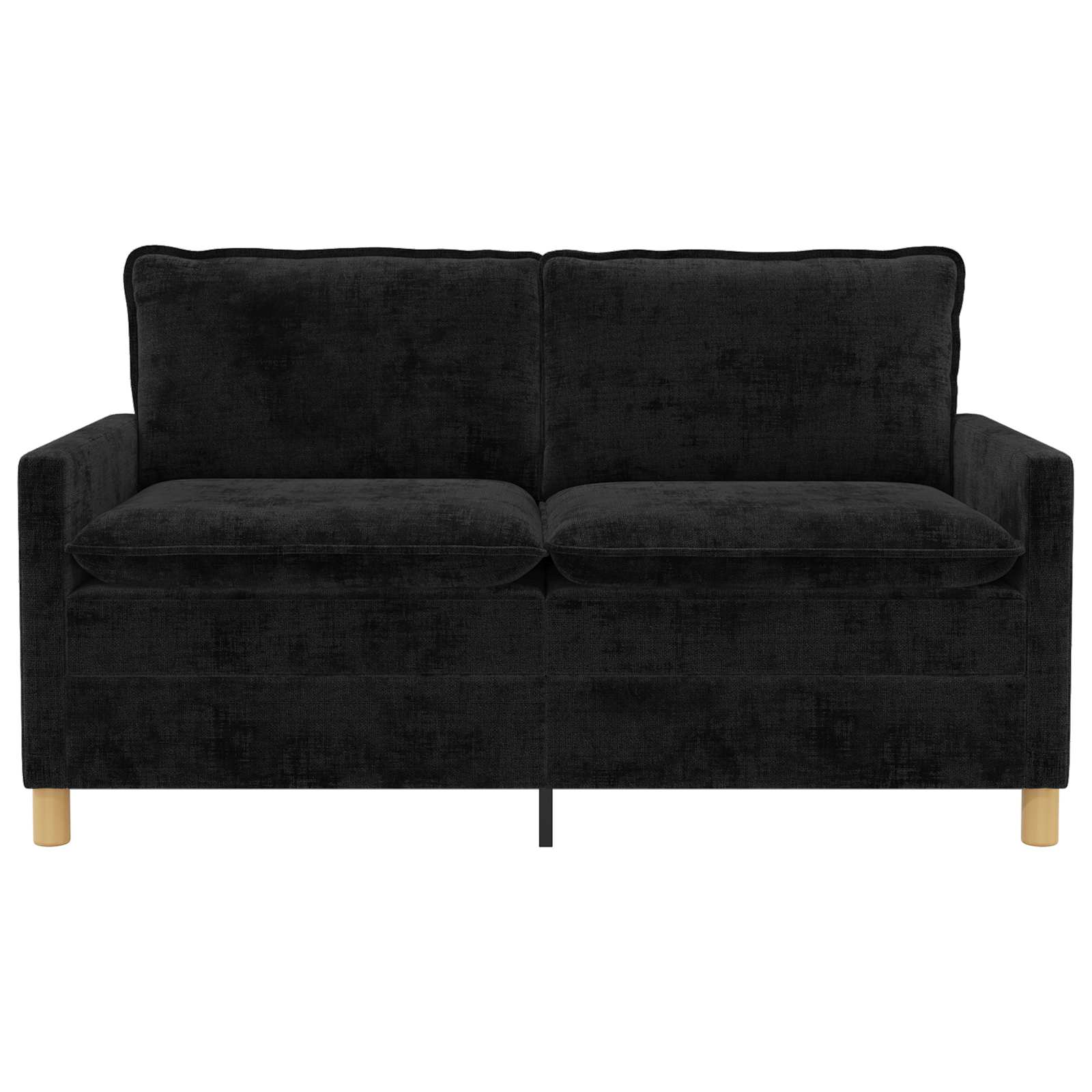 vidaXL Kavč Črna 156 x 81 x 87,5 cm Poliester - slika 3