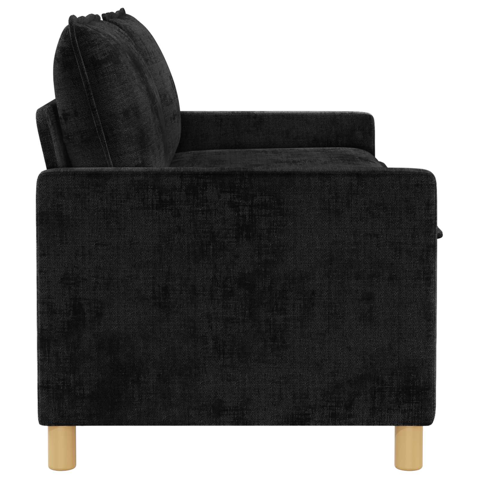 vidaXL Kavč Črna 156 x 81 x 87,5 cm Poliester - slika 4
