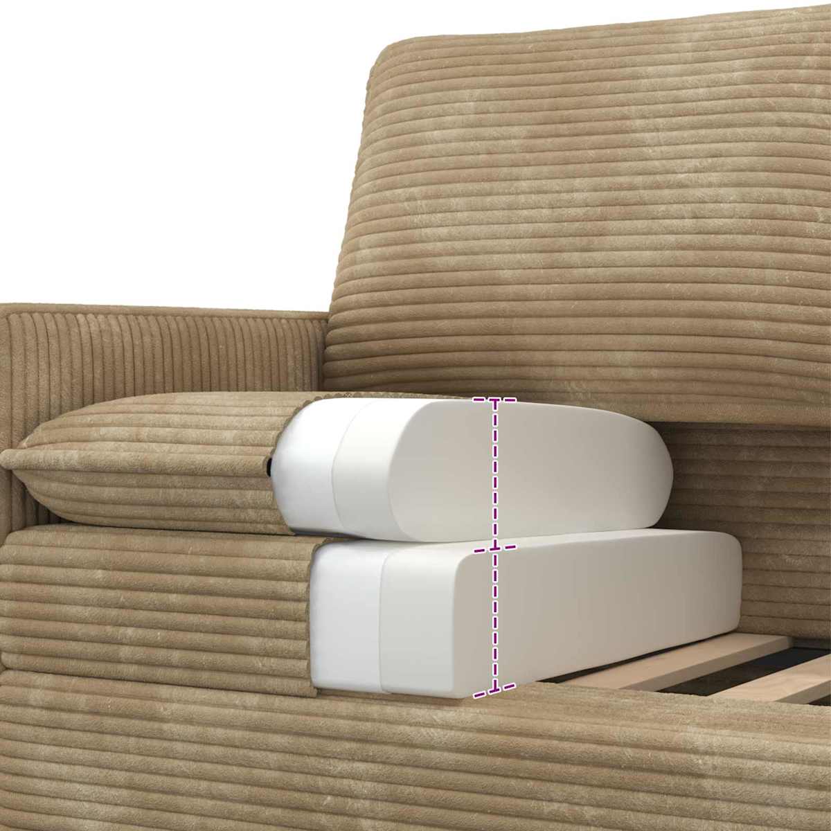 Sofa 156 x 81 x 87,5 cm Polyester - Billede 7