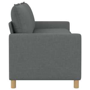 Pohovka Tmavě šedá 196 x 81 x 87,5 cm Textil - obrázek 4