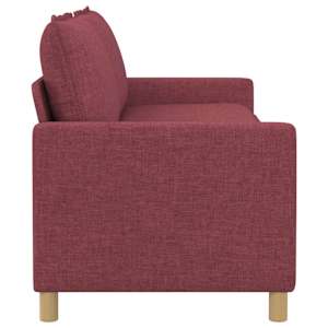 Pohovka Víno Červené 196 x 81 x 87,5 cm Textil - obrázek 4