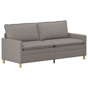 Pohovka Taupe 196 x 81 x 87,5 cm Textil - obrázek 2