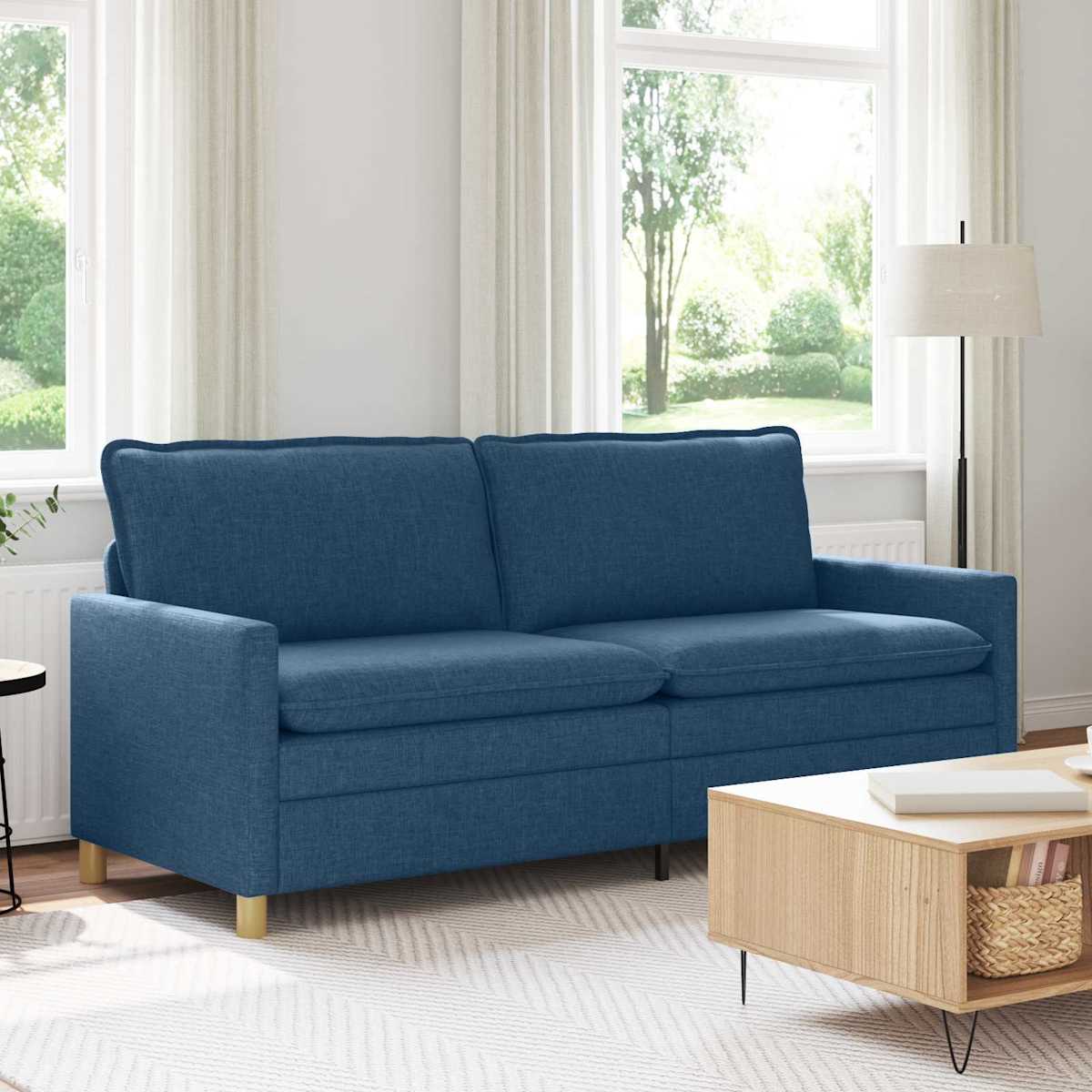 Sofa 3-personers 196 x 81 x 87,5 cm Stof