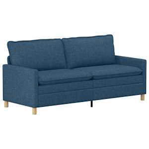 Pohovka Modrá 196 x 81 x 87,5 cm Textil - obrázek 2
