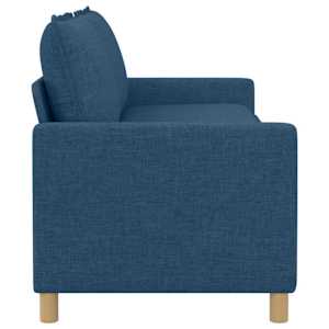 Pohovka Modrá 196 x 81 x 87,5 cm Textil - obrázek 4