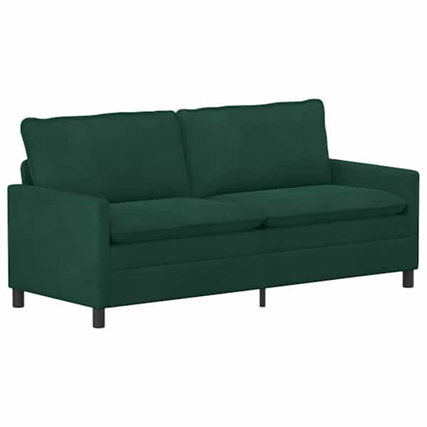 vidaXL Diivan Tumeroheline 196 x 81 x 87,5 cm Samet