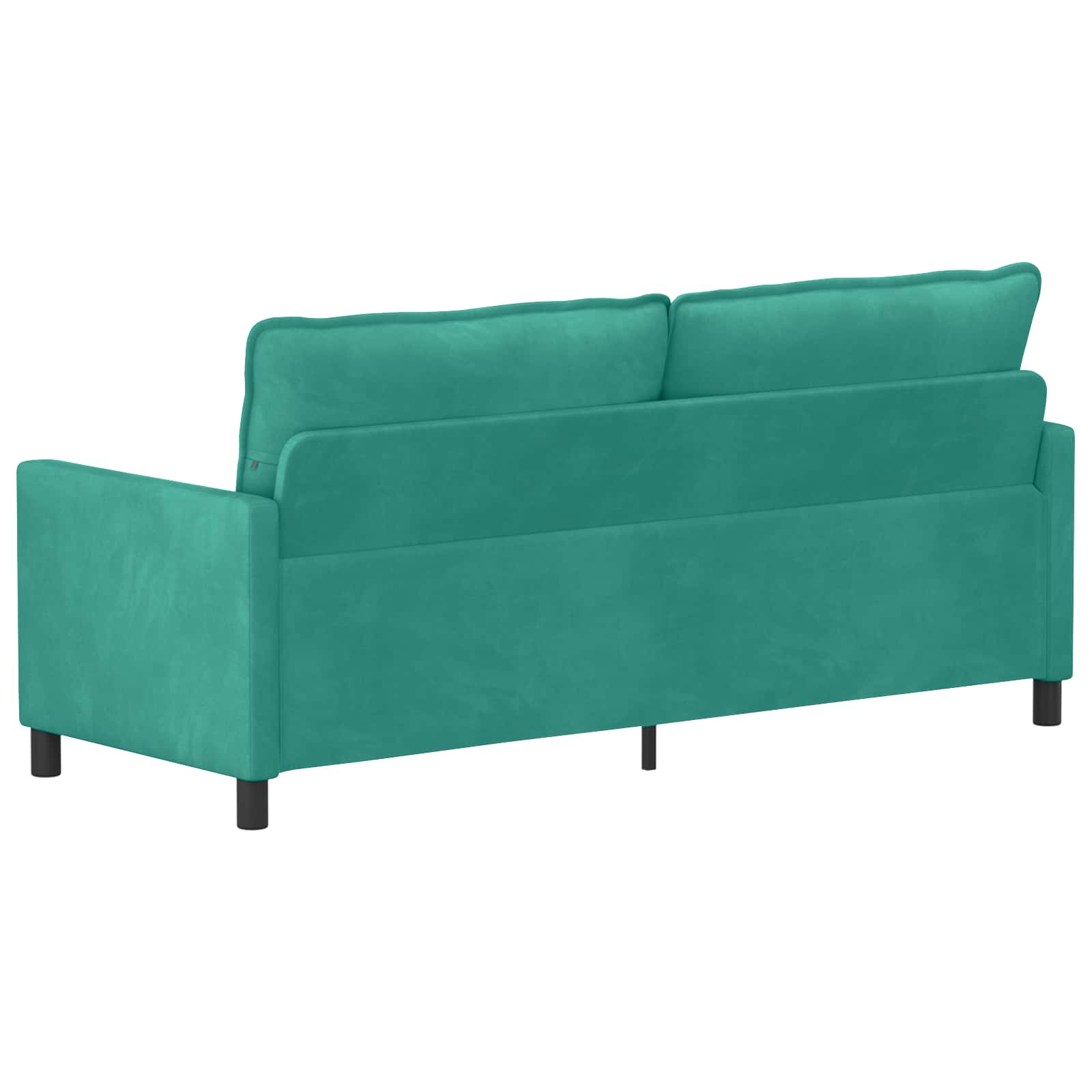 vidaXL Sofa Türkis 196 x 81 x 87,5 cm Samt – Bild 5