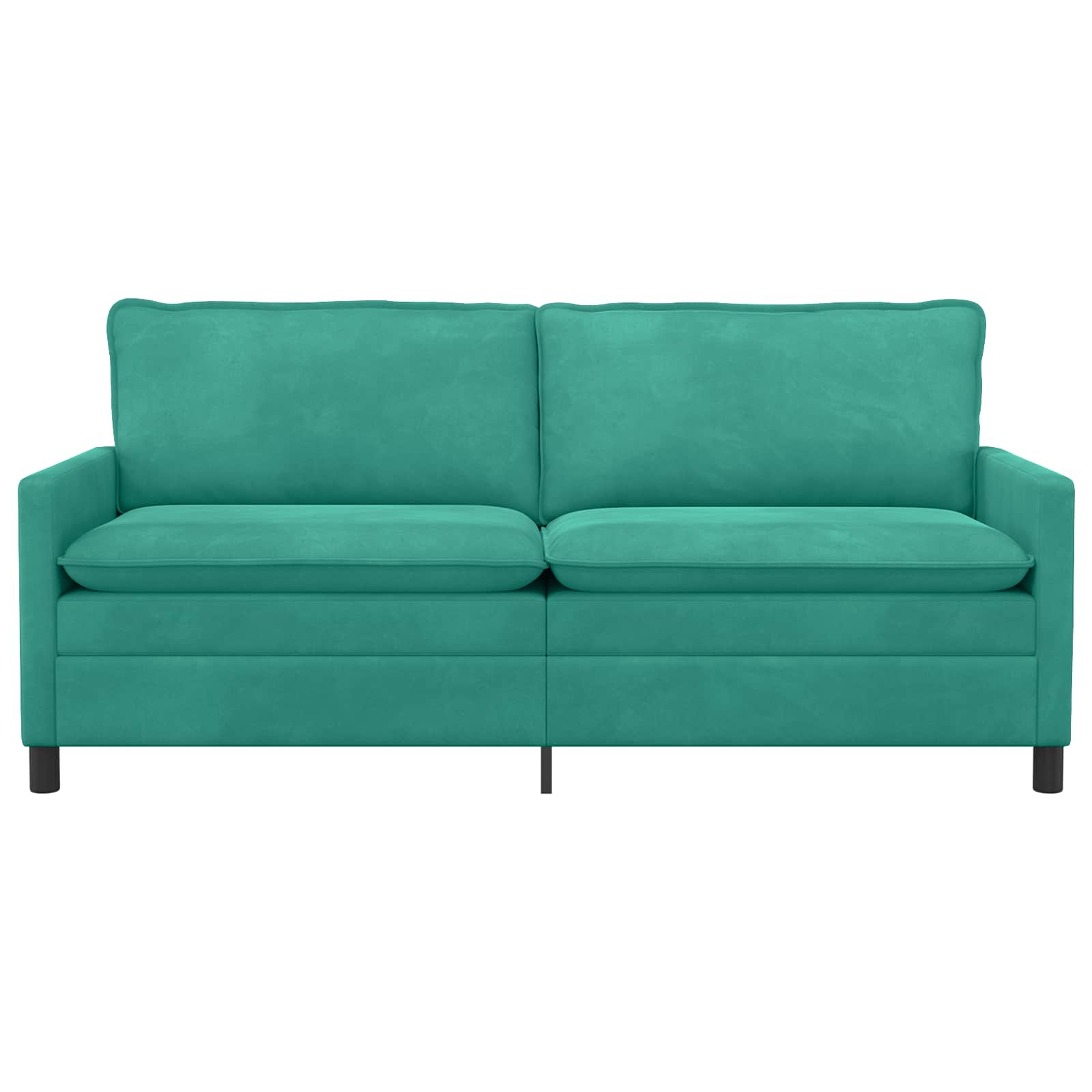 vidaXL Sofa Türkis 196 x 81 x 87,5 cm Samt – Bild 3
