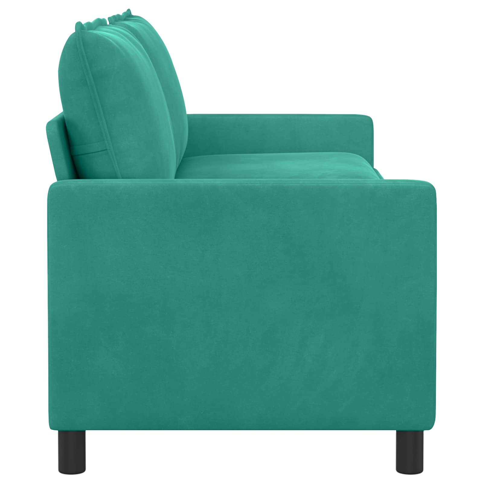 vidaXL Sofa Türkis 196 x 81 x 87,5 cm Samt – Bild 4