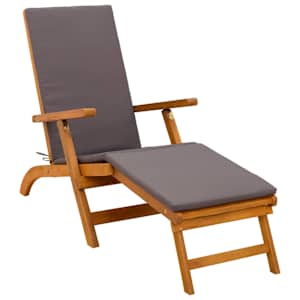 vidaXL L&ouml;&ouml;gikindel ja kokkuklapitav p&auml;ikesetool 55 x 146 x 91 cm