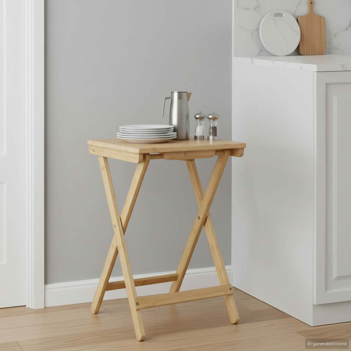 Køkken Tabel Naturfarvet 40 x 30 x 53,5 cm Bambus