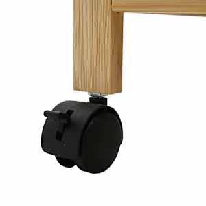 Kuchyňský vozík s koly Přírodní 60 x 18 x 97 cm Bambus - obrázek 8