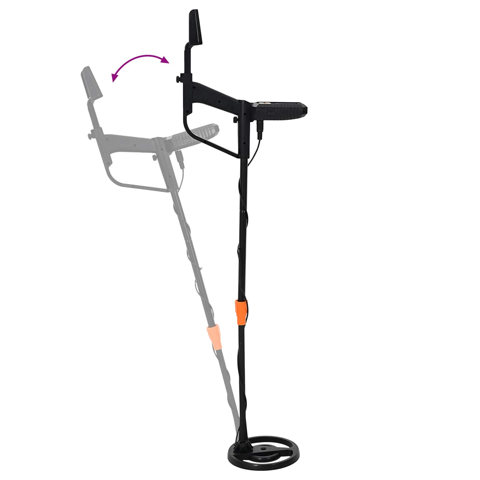 LCD-näytöllä varustettu metallinpaljastin 3 mallia 19 cm kelalla - Image 9