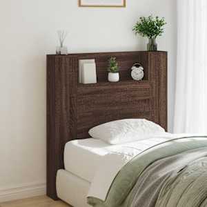 Vzglavje Rjav hrast 100 x 16,5 x 103,5 cm Konstruiran les