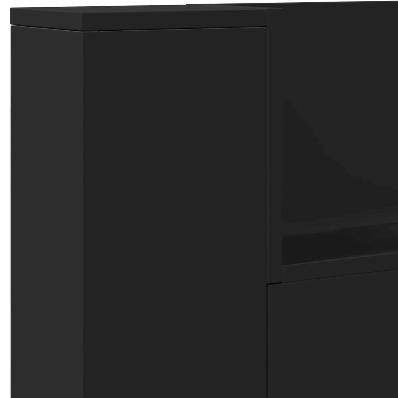 Peats LED -ribatuledega Must 140 x 16,5 x 103,5 cm Tehispuit 8 Kõik vajalik sinu aeda ja koju! Peats LED -ribatuledega Must 140 x 16,5 x 103,5 cm Tehispuit - Image 8