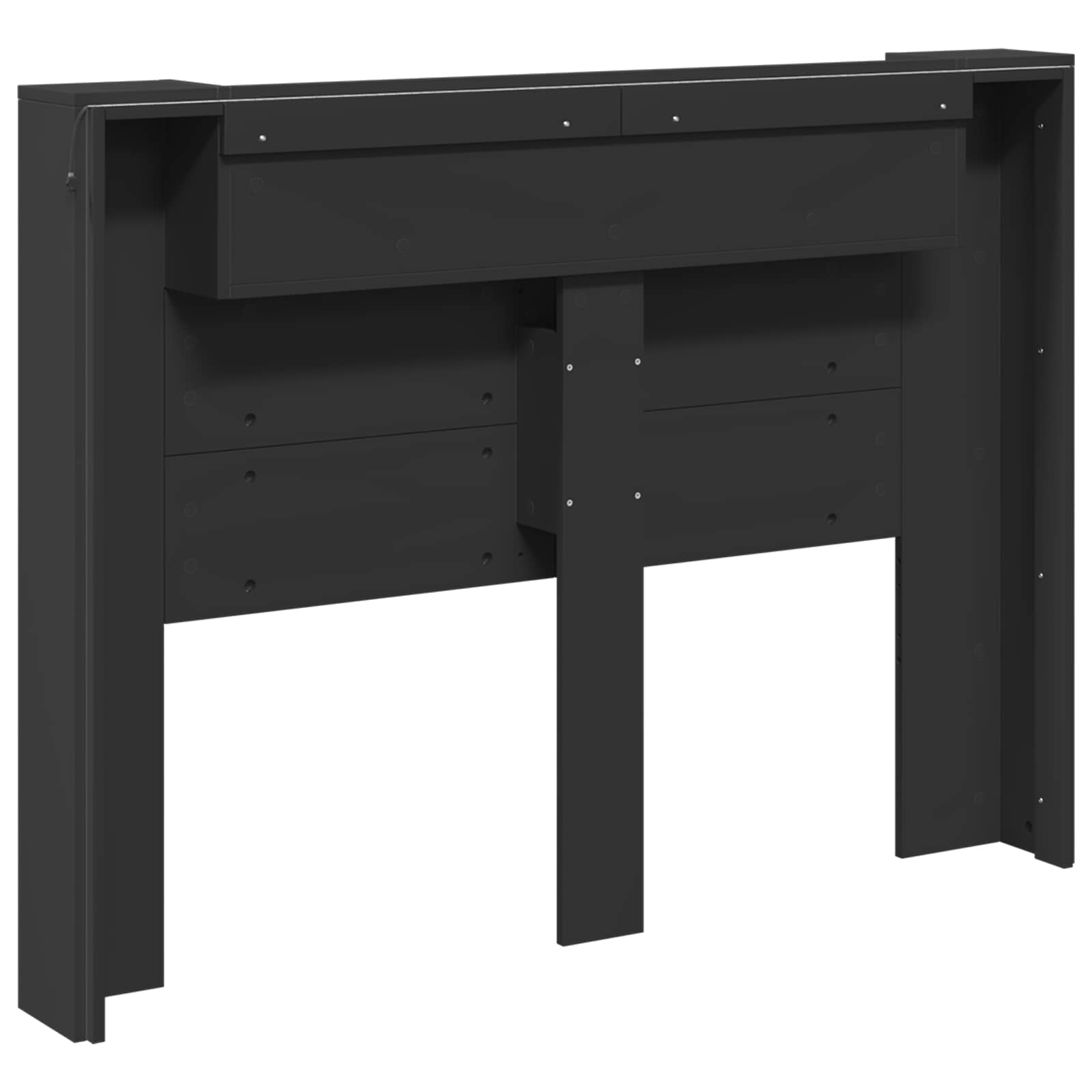 Peats LED -ribatuledega Must 140 x 16,5 x 103,5 cm Tehispuit 7 Kõik vajalik sinu aeda ja koju! Peats LED -ribatuledega Must 140 x 16,5 x 103,5 cm Tehispuit - Image 7