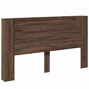 Čelo postele Hnědý dub 180 x 16,5 x 103,5 cm kompozitní dřevo - obrázek 2