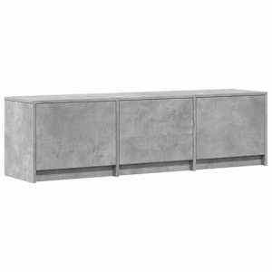 TV skříň s LED 140x34x40 cm Betonově Šedá Dřevěný materiál - obrázek 5
