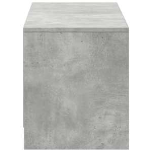 TV skříň s LED 140x34x40 cm Betonově Šedá Dřevěný materiál - obrázek 7