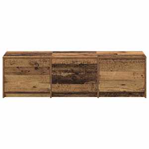 TV skříň s LED Staré dřevo 140 x 34 x 40 cm Dřevěný materiál - obrázek 7