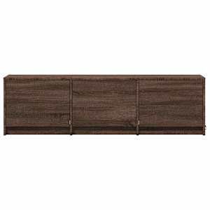 TV skříň s LED 140 x 34 x 40 cm Hnědý dub Dřevěný materiál - obrázek 6