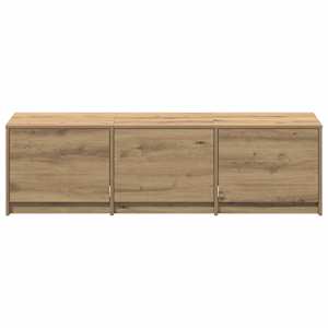 TV skříň s LED Umělecký dub 140 x 34 x 40 cm Dřevěný materiál - obrázek 7