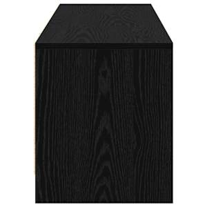 TV skříň s LED Černý Dub 140 x 34 x 40 cm Dřevěný materiál - obrázek 8