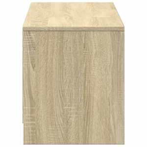 TV skříň s LED 140 x 34 x 40 cm Sonoma dub Dřevěný materiál - obrázek 7
