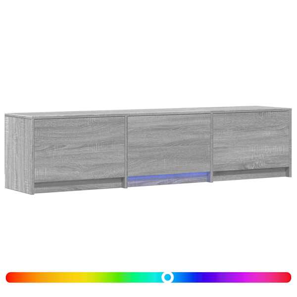 vidaXL LED-iga TV kapp 165x34x40 cm Hall Sonoma T&ouml;&ouml;deldud puit