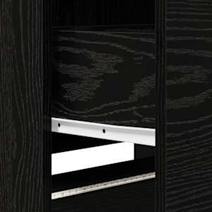 TV skříň s LED Černý Dub 165 x 34 x 40 cm Dřevěný materiál - obrázek 11
