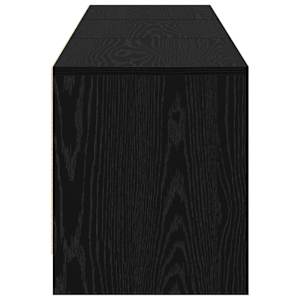 TV skříň s LED Černý Dub 165 x 34 x 40 cm Dřevěný materiál - obrázek 8