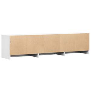 TV skříň s LED 165 x 34 x 40 cm Bílý Dřevěný materiál - obrázek 8