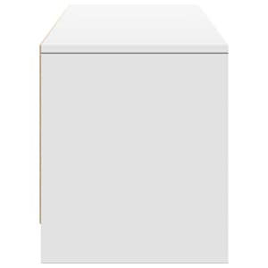 TV skříň s LED 165 x 34 x 40 cm Bílý Dřevěný materiál - obrázek 7