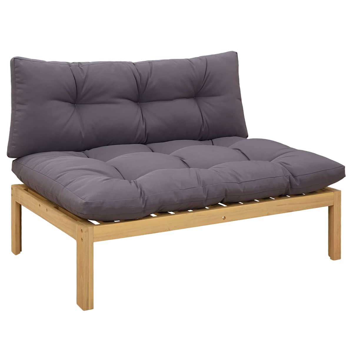 Midter Sofa Enhed Lys Akacie og Akacietræ - Billede 4