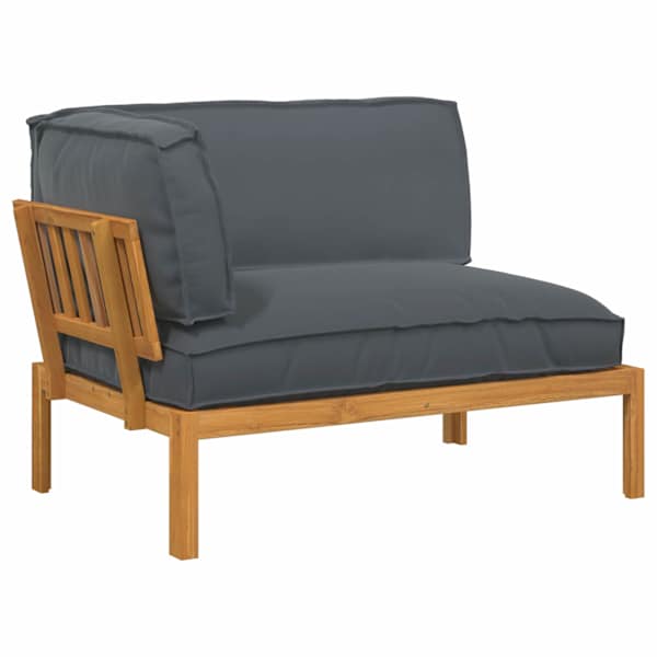 vidaXL Diivanikomplekt Antratsiit 133 x 92 x 69 cm Tugev akatsiapuu