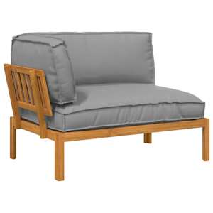 Set pohovek Šedá 133 x 92 x 69 cm Masivní akátové dřevo - obrázek 1
