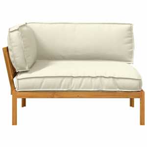 Set pohovek Krémová 133 x 92 x 69 cm Masivní akátové dřevo - obrázek 6