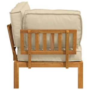 Set pohovek Béžová 133 x 92 x 69 cm Masivní akátové dřevo - obrázek 7