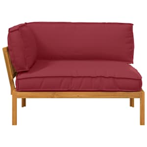 Set pohovek Víno Červené 133 x 92 x 69 cm Masivní akátové dřevo - obrázek 6