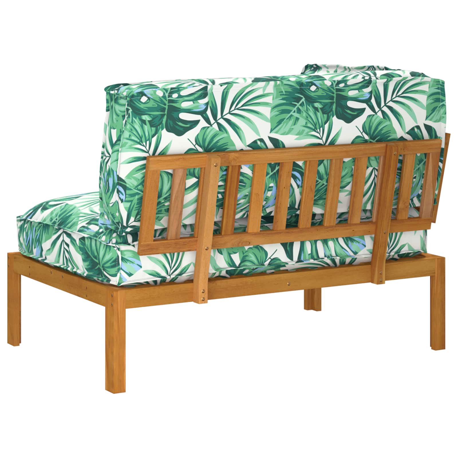 Bankstel Blad Bladpatroon 133 x 92 x 69 cm Massief Acaciahout image 8