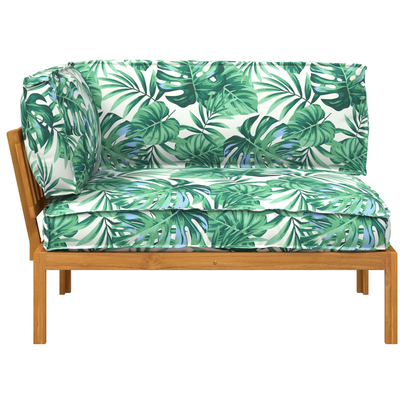 Bankstel Blad Bladpatroon 133 x 92 x 69 cm Massief Acaciahout image 6