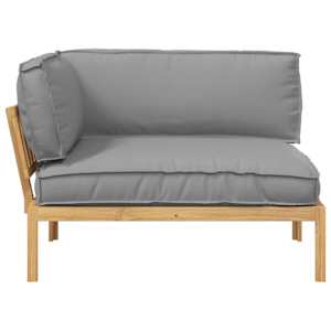 Set pohovek Šedá 133 x 92 x 69 cm Masivní akátové dřevo - obrázek 7