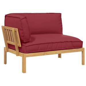 Set pohovek Víno Červené 133 x 92 x 69 cm Masivní akátové dřevo - obrázek 2