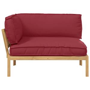 Set pohovek Víno Červené 133 x 92 x 69 cm Masivní akátové dřevo - obrázek 7