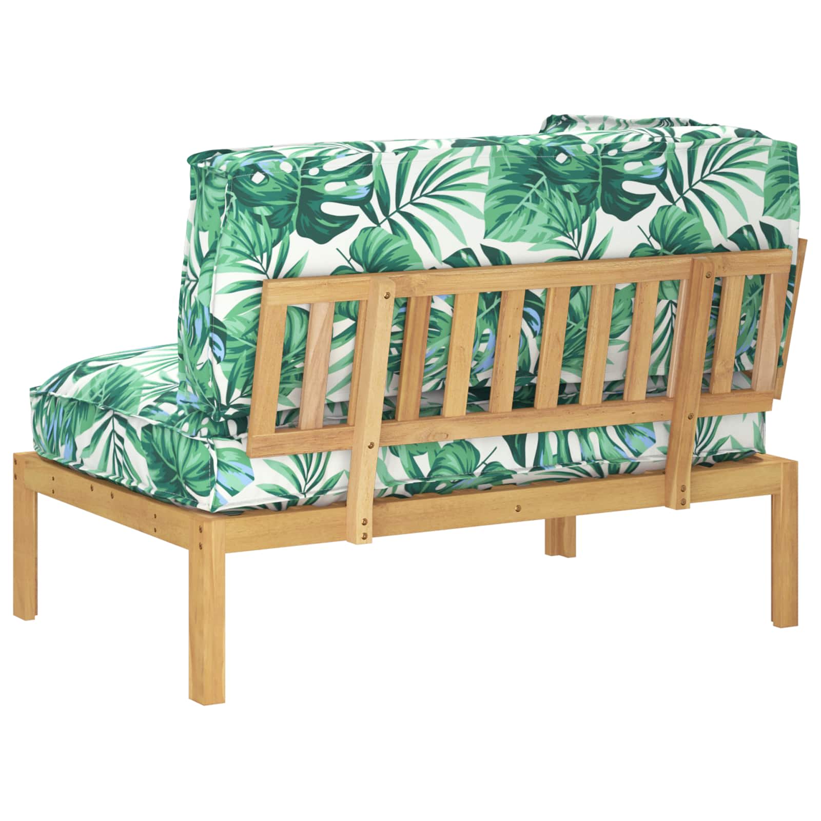 Bankstel Blad Bladpatroon 133 x 92 x 69 cm Massief Acaciahout image 9