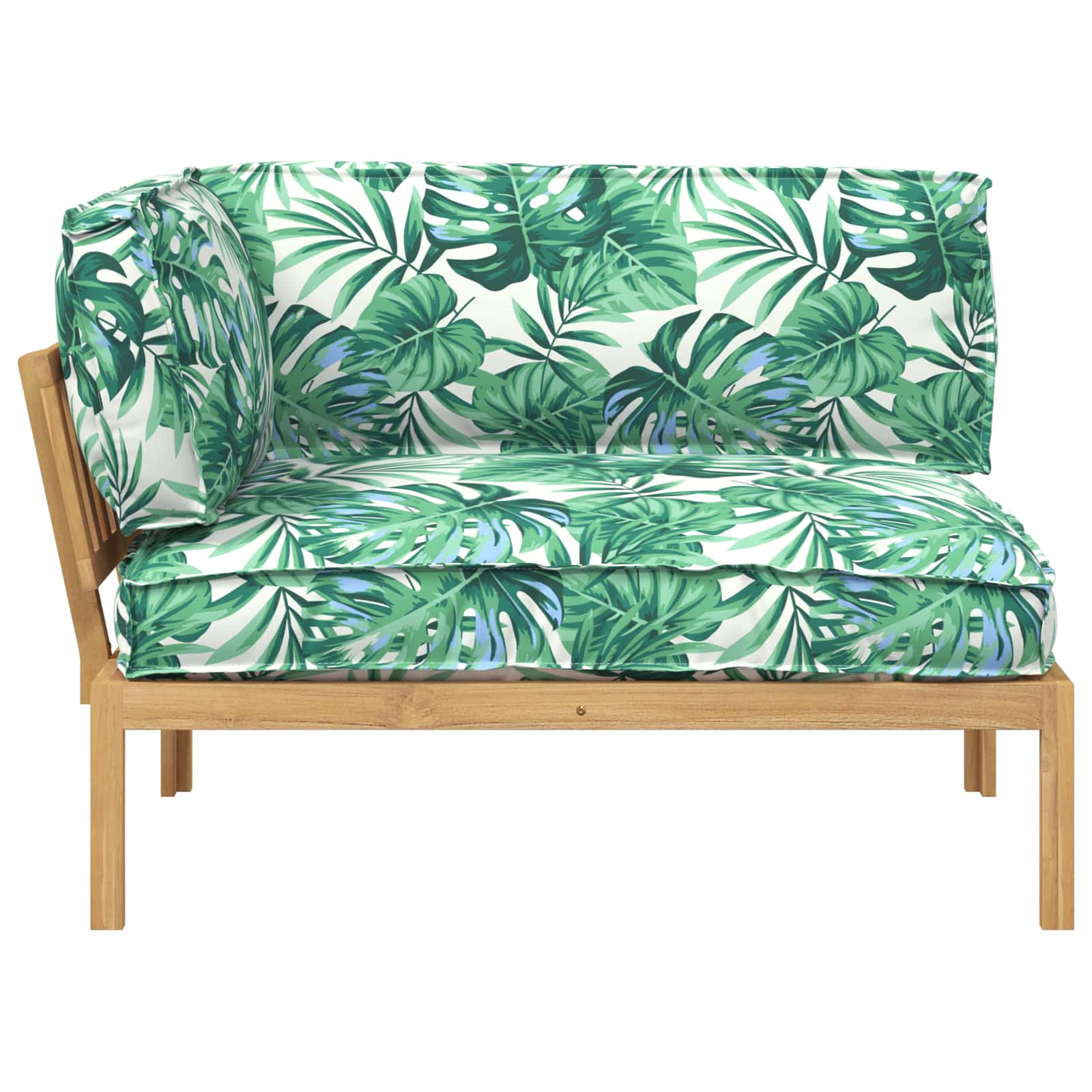 Bankstel Blad Bladpatroon 133 x 92 x 69 cm Massief Acaciahout image 7