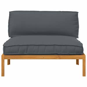 Set pohovek Antracit 120 x 92 x 69 cm Masivní akátové dřevo - obrázek 6