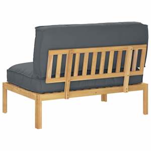 Set pohovek Antracit 120 x 92 x 69 cm Masivní akátové dřevo - obrázek 8