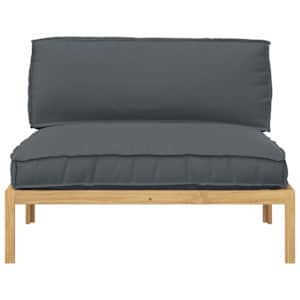 Set pohovek Antracit 120 x 92 x 69 cm Masivní akátové dřevo - obrázek 6
