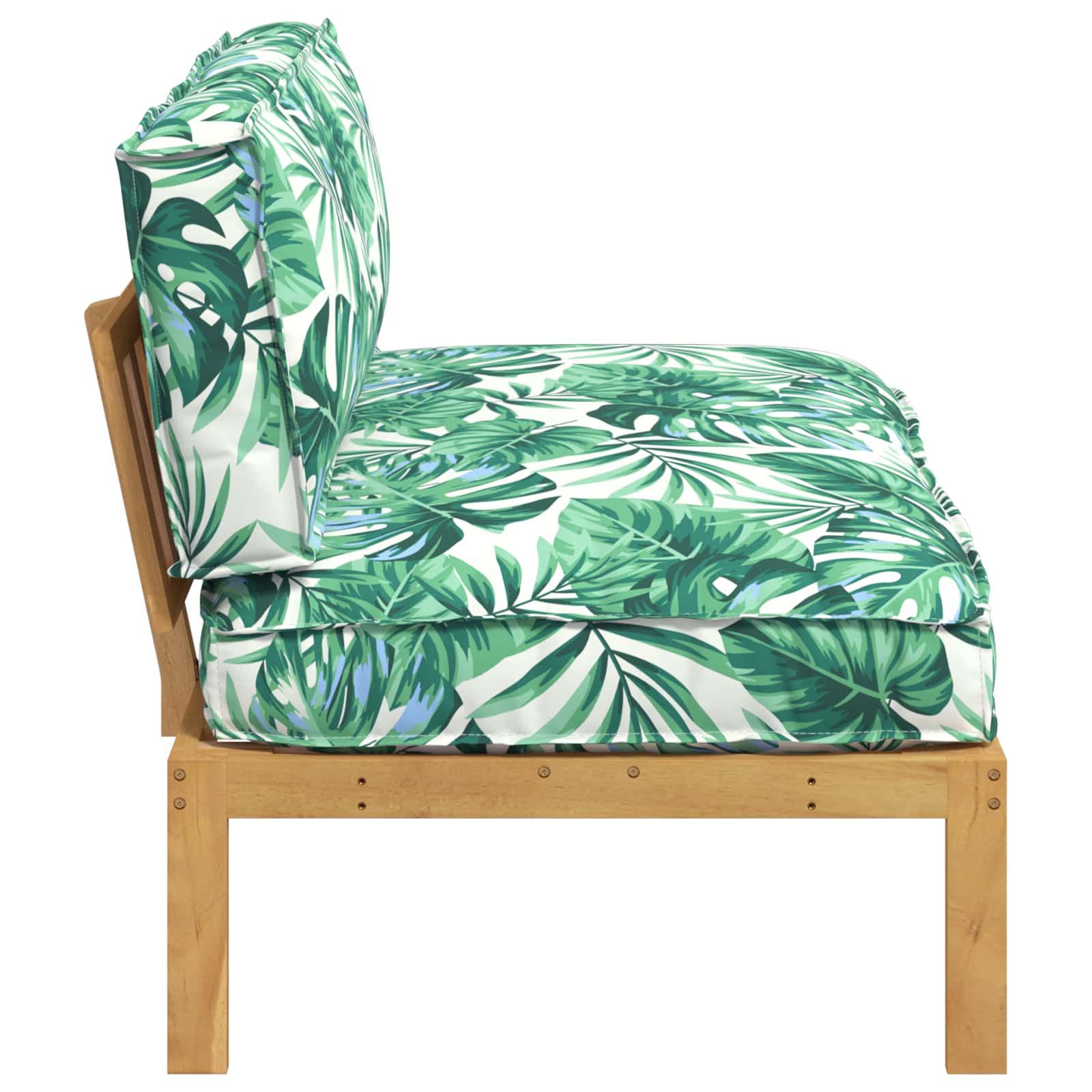 Bankstel Blad Bladpatroon 120 x 92 x 69 cm Massief Acaciahout image 7